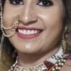 Nose Ring with Double Chain/Nath with Pearl Layered Chain