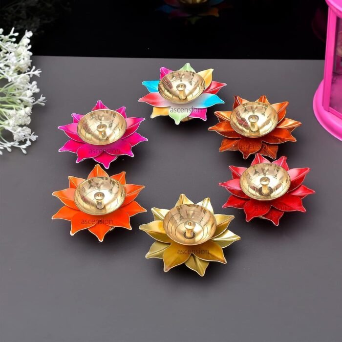 Lotus Diya with background